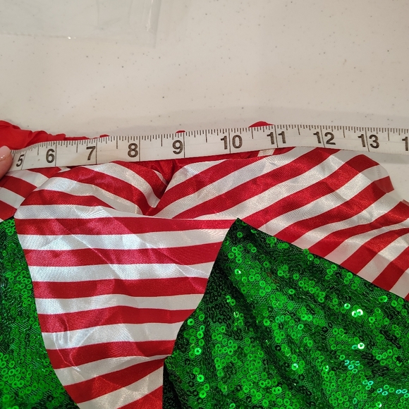 Claire's Tutu Girls S/M Christmas Elastic Waist Pageant Play Santa Elves Holiday - Picture 3 of 5